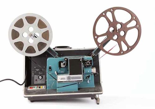 The good old reel to reel projector. In elementary school I loved this, in  high school I always wante…