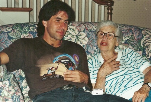 Recording Grandma's stories, July 1994