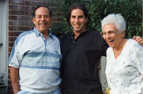 With Mom and Dad, Baltimore, 1997