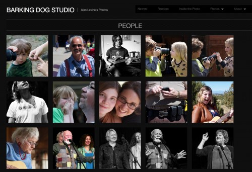 Sample archive view with photo thumbnail previews.