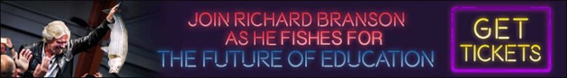 Richard Branson Fishes for the Future of Education