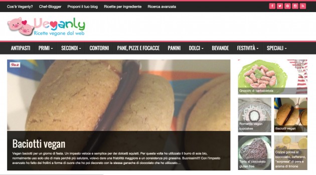 Feed WordPress also aggregates Italian vegan recipes!