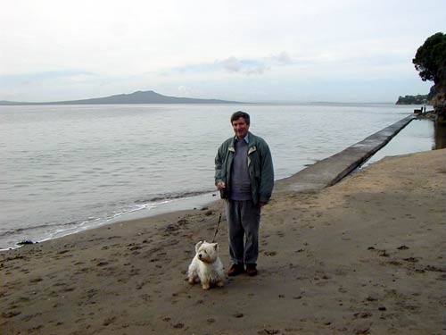 Richard Elliot and "Tosh" , Auckland in 2000