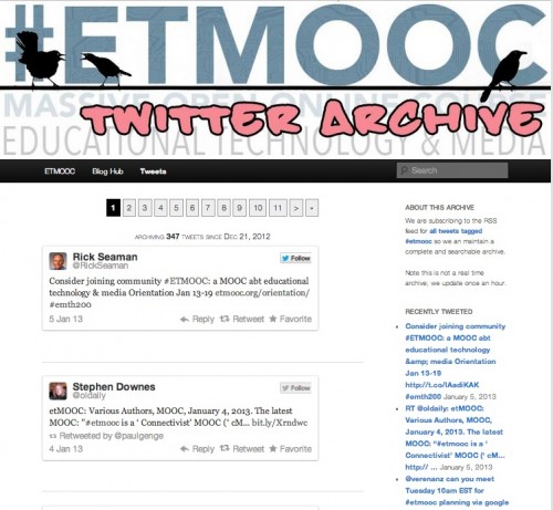 etmooc tweets themed