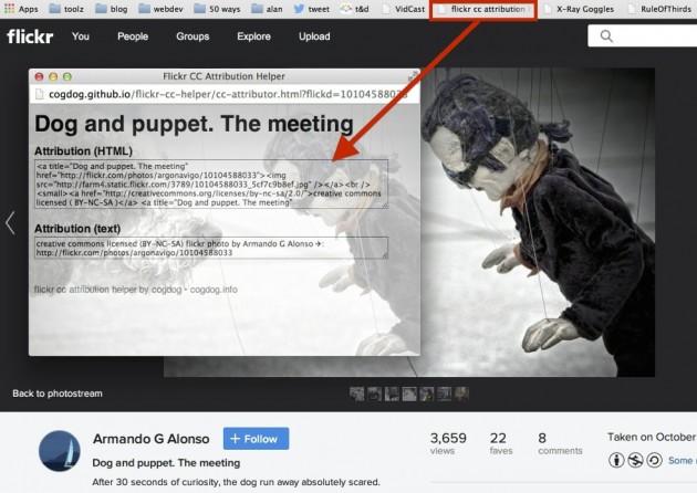 flickr-cc-helper-in-action
