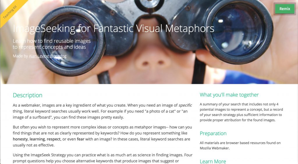 Relighting Thimble and the ImageSeek Teaching Kit CogDogBlog