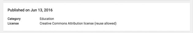 license-on-video