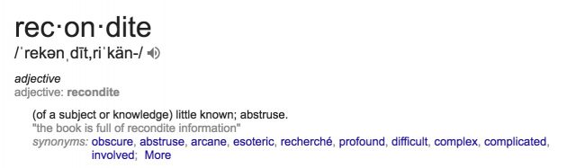 recondite-definition