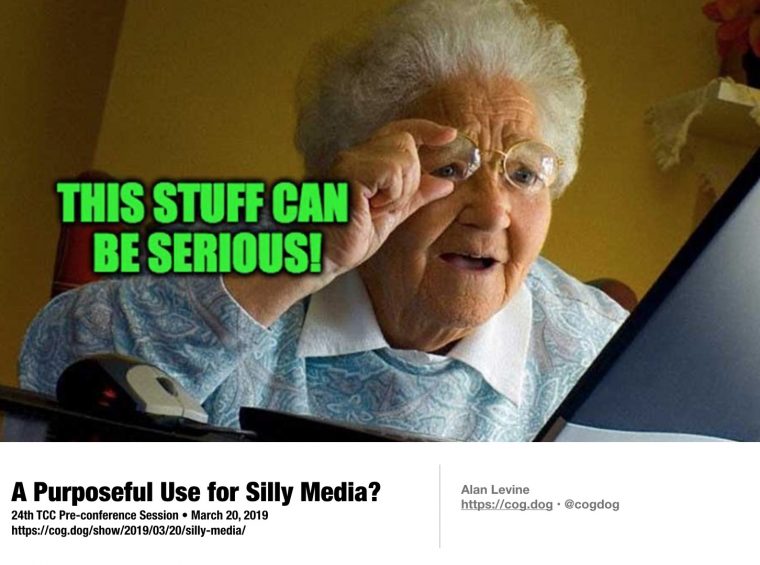 A meme image of "Grandma discovers the internet" with text "This can be serious"