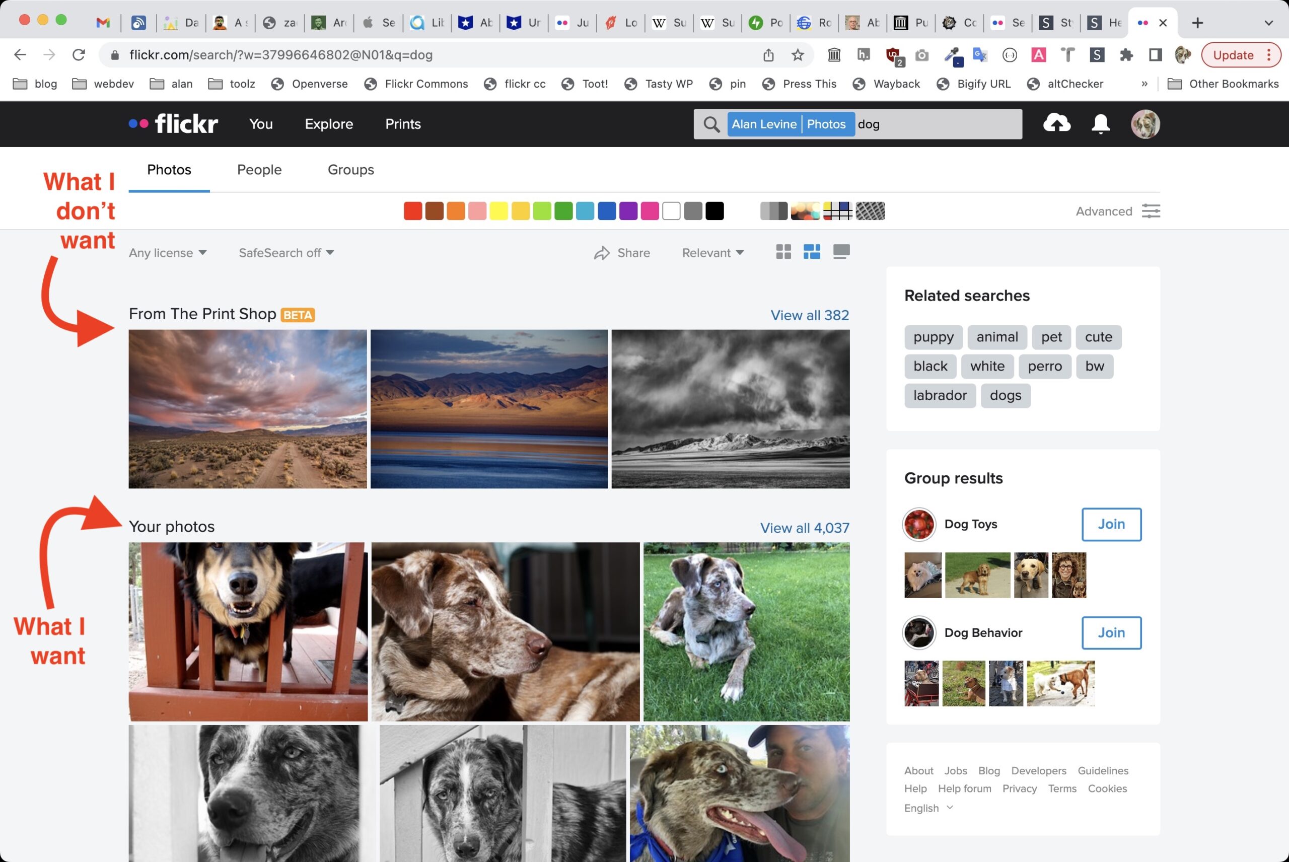 By The Time I Did A Clever Hack To Delete The Flickr Print Shop It Was