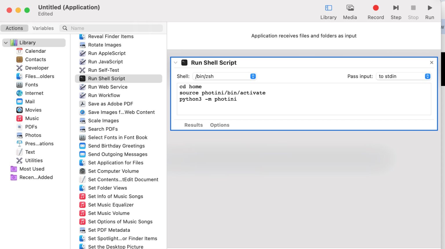 Make An MacOS App to Run Command Line Stuff CogDogBlog