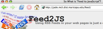 Feed2Js-Url